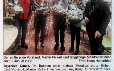 Mitarbeiterehrung