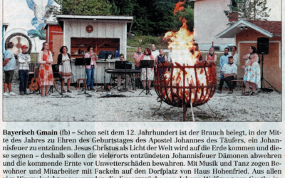 Altes Brauchtum auf Hohenfried