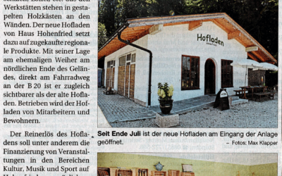 Neuer Hofladen sichtbarer und besser zu erreichen