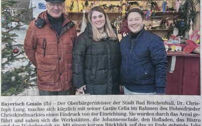Reichenhaller Oberbürgermeister besucht Hohenfried