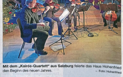 Hohenfried begrüßt neues Jahr mit Musik