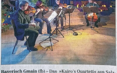 Kairós Quartett in Hohenfried