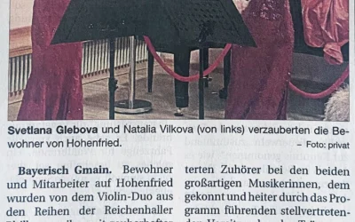 Von Mozart bis Irish Folk „Wohnzimmer-Konzert“ auf Hohenfried