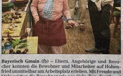 Tag der offenen Werkstätten auf Hohenfried