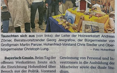 Politischer Besuch in Hohenfried Bayerisch
