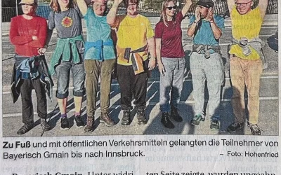 Von Bayerisch Gmain bis Innsbruck auf dem Jakobsweg