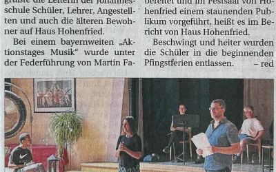 Mit Musik und Tanz in die Ferien