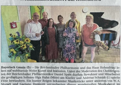 Wohnzimmerkonzert auf Hohenfried