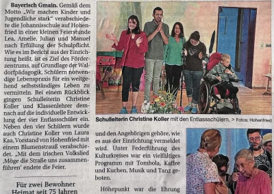 Absolventen verabschiedet