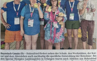 Hohenfrieder Sportler auf Medaillenjagd