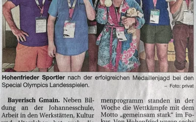Siegreich bei den Special Olympics Landesspielen