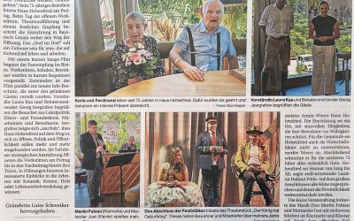 Von Menschen getragen, die Mut hatten