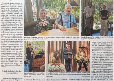 Von Menschen getragen, die Mut hatten