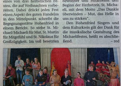 Herbstliche Vorbereitung auf Weihnachten