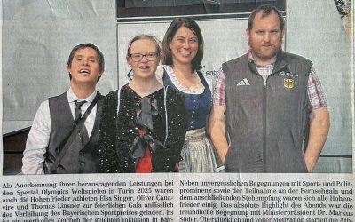 Gänsehautmomente bei der Verleihung des Bayerischen Sportpreises