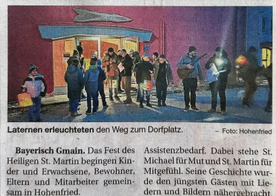 Hohenfried feiert St. Martin