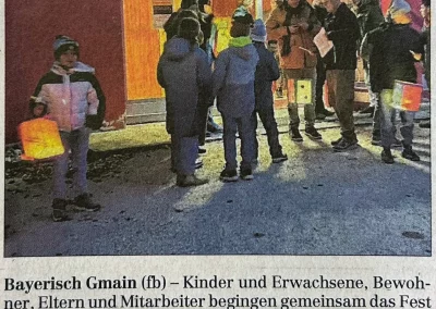 Martinsfeier auf Hohenfried