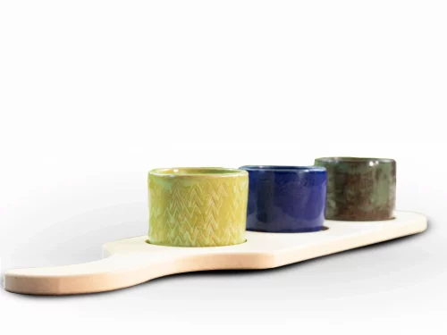 Servierplatte mit Schälchen