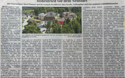 Hohenfried vor dem Neustart