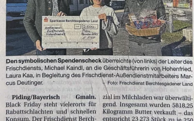 2500 Euro für Hohenfried