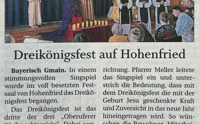Dreikönigsfest auf Hohenfried