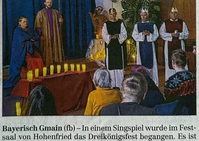 Dreikönigsspiel auf Hohenfried