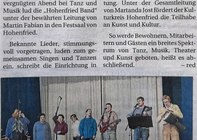 Hohenfrieder rocken Festsaal