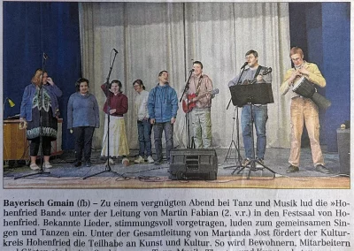 Hohenfried-Band rockt den Festsaal