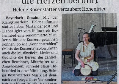 Mit „Sonnenstrahlen“ die Herzen berührt
