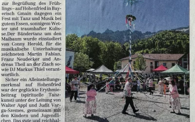 Sonniger Tag mit Tanz und Musik