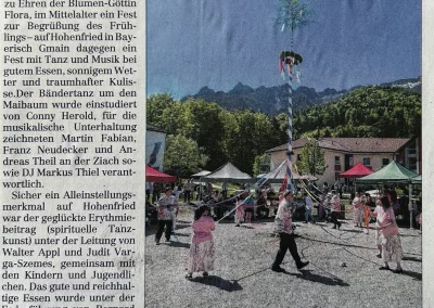 Sonniger Tag mit Tanz und Musik