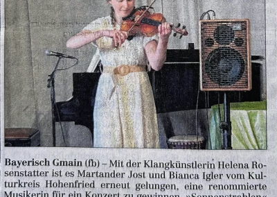 Sonnenstrahlen – Konzert