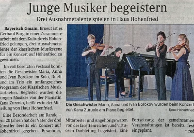 Junge Musiker begeistern