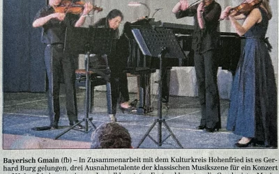 Junge Musiker begeistern Hohenfried