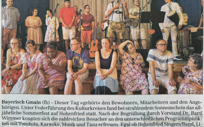 Sommerfest auf Hohenfried