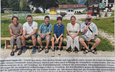 Jahresabschlussfeier der Johannesschule auf Hohenfried