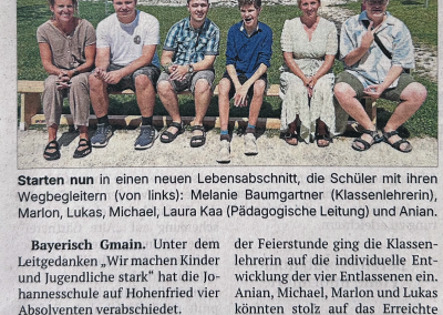 Mit Zuversicht voraus