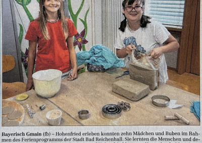 Hohenfried erleben beim Ferienprogramm