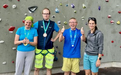 Hohenfrieder Sportler zeigen beim Kletterwettkampf Bestleistungen